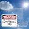 Signmission Compressed Gas Danger Sign, Aluminum, 14in W x 10in L, 2PK OS-2PACK-DS-A-1014-L-19280 - alternate 6